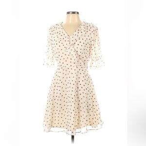 Fansilanen sweetheart ruffles and hearts dress, size L 165/88A